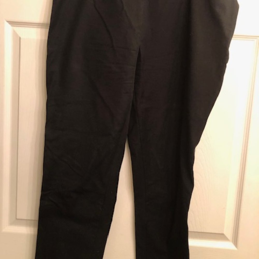 Time and Tru Size 12 Black Stretch Pant Gently Worn